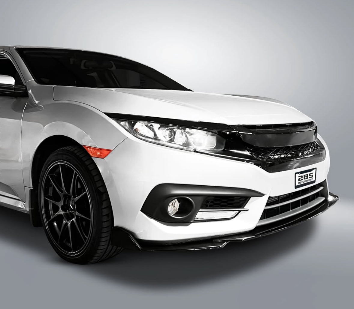 Front Lip Splitter - 2016-2021
Honda Civic 10th Gen Sedan /
Coupe / Hatch