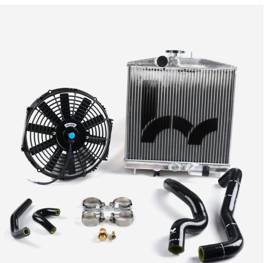 Hybrid Racing K-Swap Cooling Package Half-Size Rad (EK Civic K20Z3/K24)