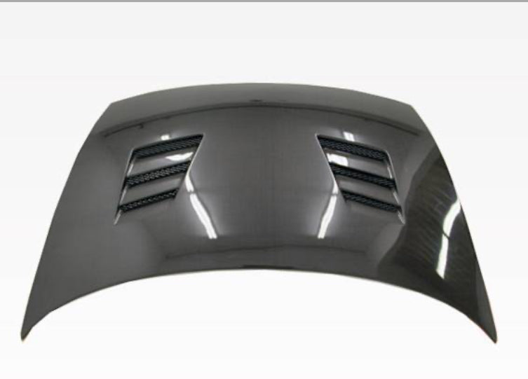 VIS Carbon Fiber Hood Techno R Style for Honda Civic 4DR 2006-2011