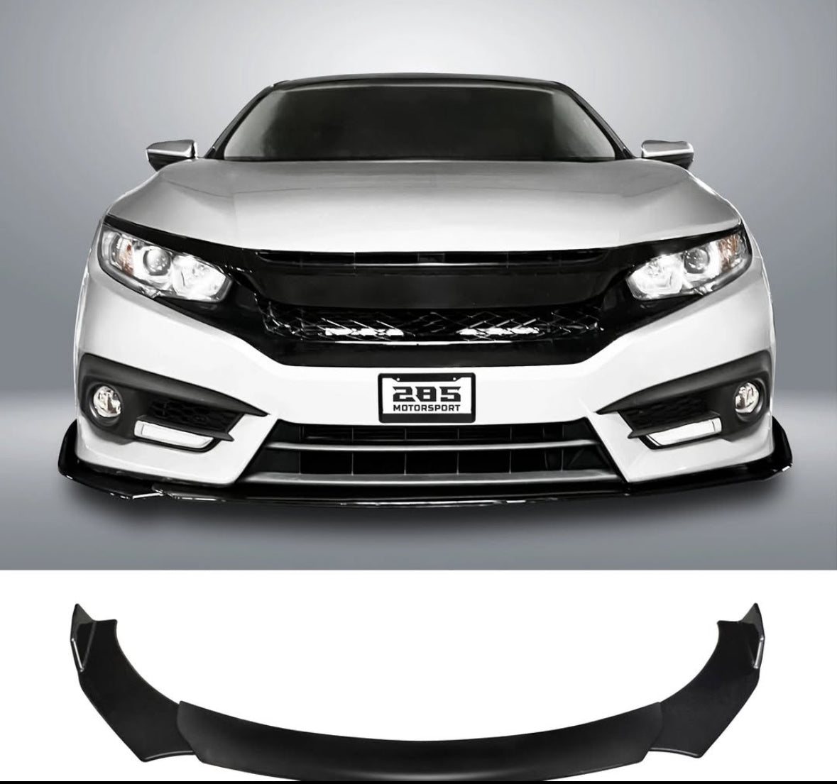 Front Lip Splitter - 2016-2021
Honda Civic 10th Gen Sedan /
Coupe / Hatch
