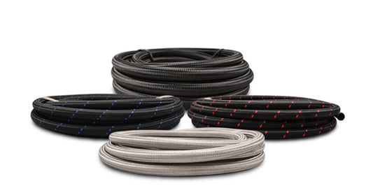 Vibrant Performance Braided Flexible Race Hose -10 AN 5 ft. (Black)