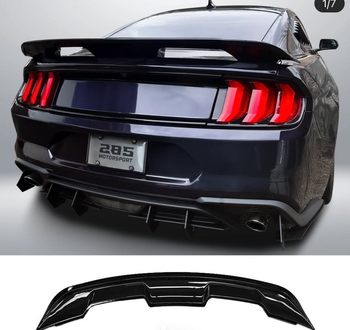 GT500 Style Rear Wing -
2015-2023 Mustang 6th Gen
2.3L Ecoboost, 3.7L V6, 5.0L
GT